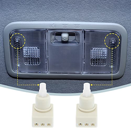 Image of X AUTOHAUX 2Pcs Dome Lamp Switch 34404-SDA-A21 34404-SDA-A22D3 924-798 Roof Map Light Overhead Lights for Honda CR-V Odyssey Accord Pilot Ridgeline for Ram 1500 (Pack of 2)