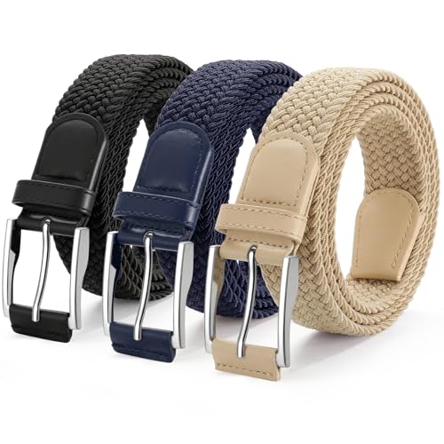 JASGOOD 3-Pack Stretch Belts