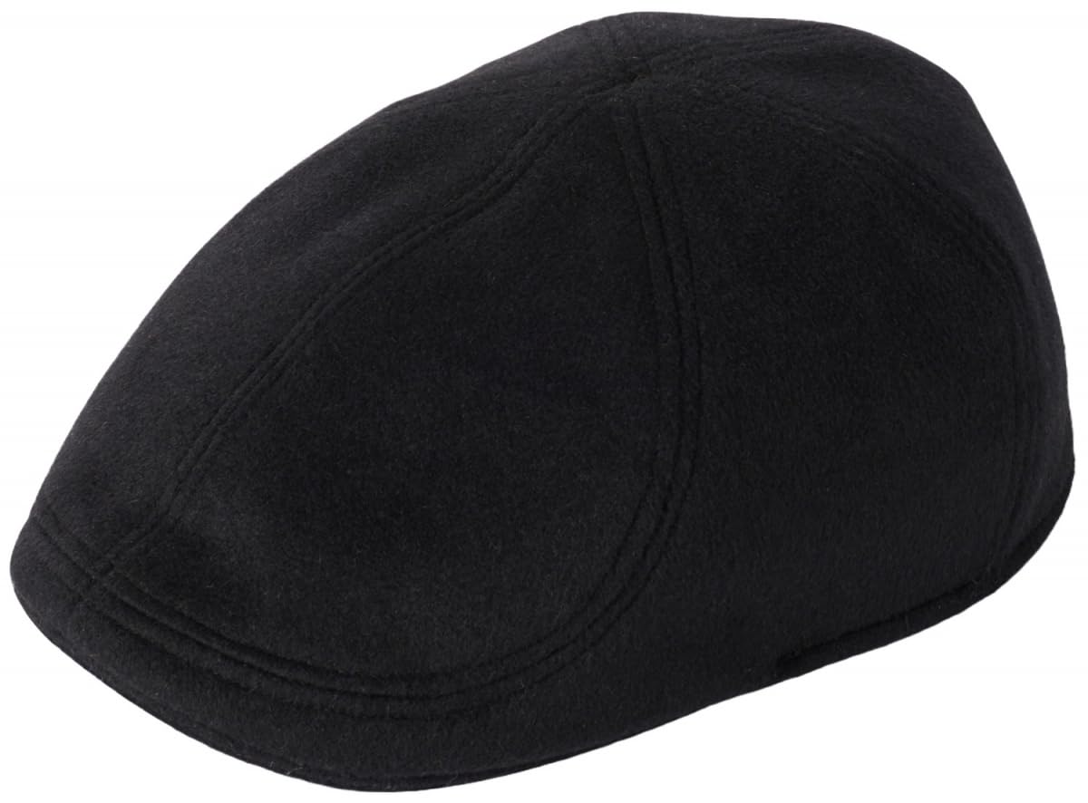 Failsworth Men's Black Porto Wool Cap - Medium (57Cm)