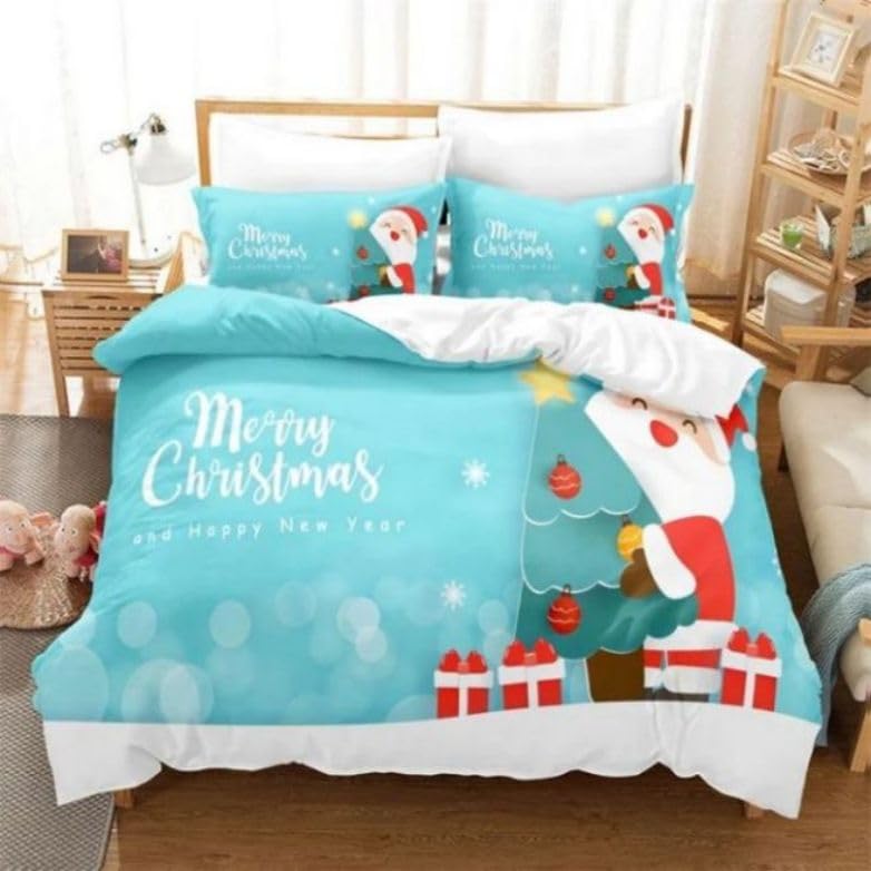 Housse de couette 140x200 microfbre pour chambre d'enfant en hiver