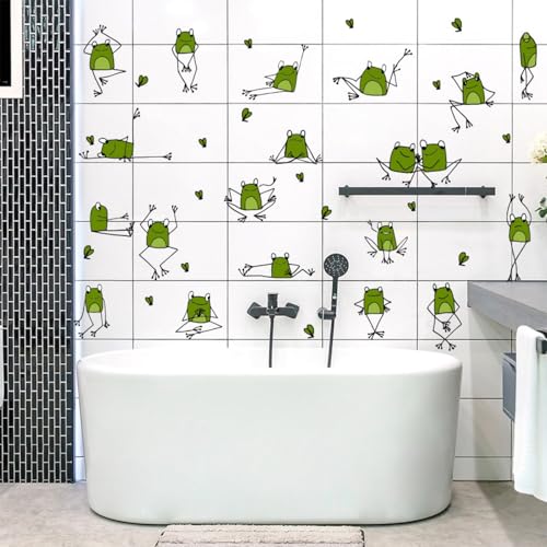 Vinilo Decorativo de Rana Divertida para Pared miniatura 3