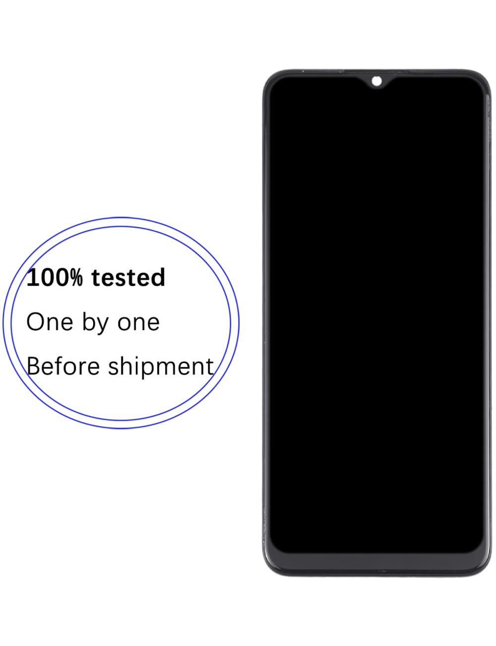 Display di ricambio per display LCD Oppo A15/A15s, CPH2185 CPH2179, touch digitizer Assembly, kit di riparazione (nero con cornice)