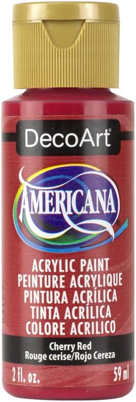 Americana Acrylic Paint, 2-Ounce, Cherry Red