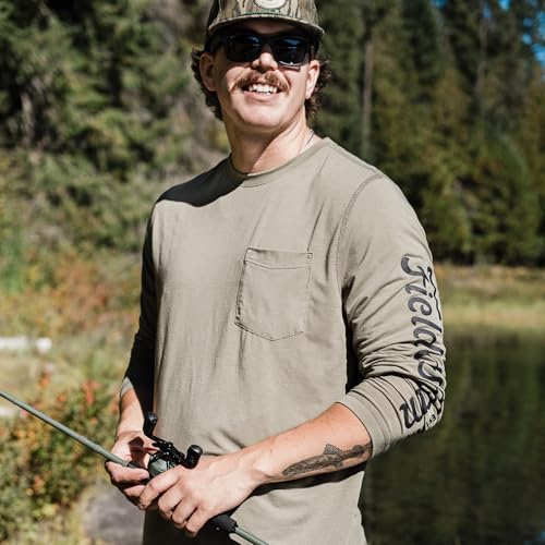 Image of Field & Stream Men's Roll Cast Long Sleeve Performance Tee Shirt with Drirelease