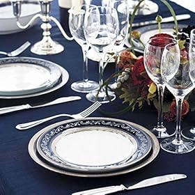 Elevate Your Dining Experience: Buy the Noritake Crestwood Cobalt Platinum 16-Inch Oval Platter