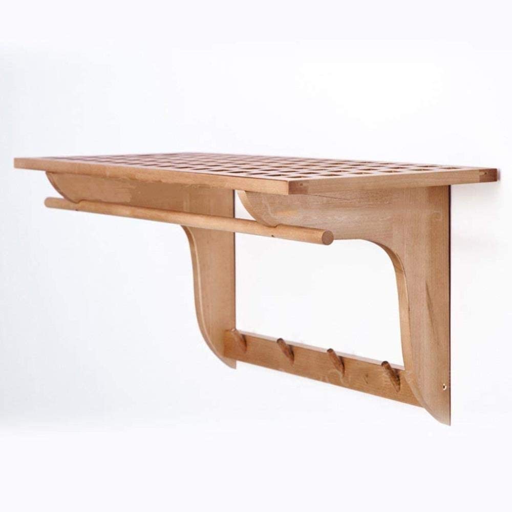 Porte-manteau mural en bois massif patère créative couloir chambre