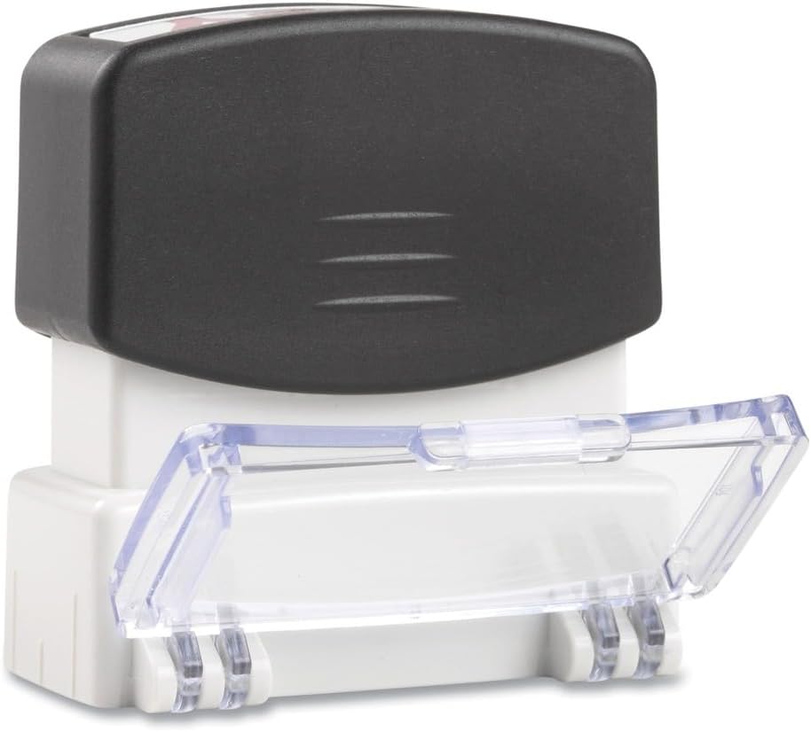 Universal Message Stamp, E-MAILED, Pre-Inked One-Color, Blue (10058)