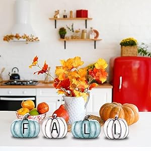 Yujun4piecesfallpumpkinwoodensignsdecorationblueautumntieredtraypumpkintabletopdecorforthanksgivingfallhomekitchenharvestpartydecorsupplies Urban Country Home Decor Yujun 4 pieces fall pumpkin wooden signs decorationblue autumn tiered tray pumpkin tabletop decor for thanksgiving fall home kitchen harvest party decor supplies urban country home decor