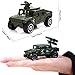 MinYn 6 Pieces Alloy Military Vehicle Mini Diecast Army Car Toys Set Helicopter Tank Armored Car for Kids Boys