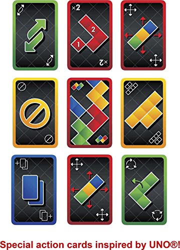 Mattel Games GXV91 - Blokus Shuffle: UNO Edition, Brettspiel ab 7 Jahren – Bild 4