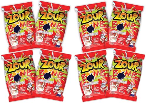 Image of Zour Bomb Cola Candy-Pack Of 8 (110 Gram Each), Sour Candy In Cola Flavor Combo Pack, Product Of Thailand|Share With Friends & Family