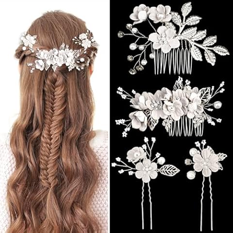 Elegant Bridal Hair Accessories by LECTNORE Cover