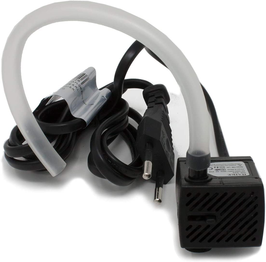 Pompa Motorino Presepe per Fontana Flow Rate 1/H 150 3W Pompa d'Acqua sommersa con Ventose Flusso Regolabile Adatte per cascate, Giochi d'Acqua modellismo villaggi Natale