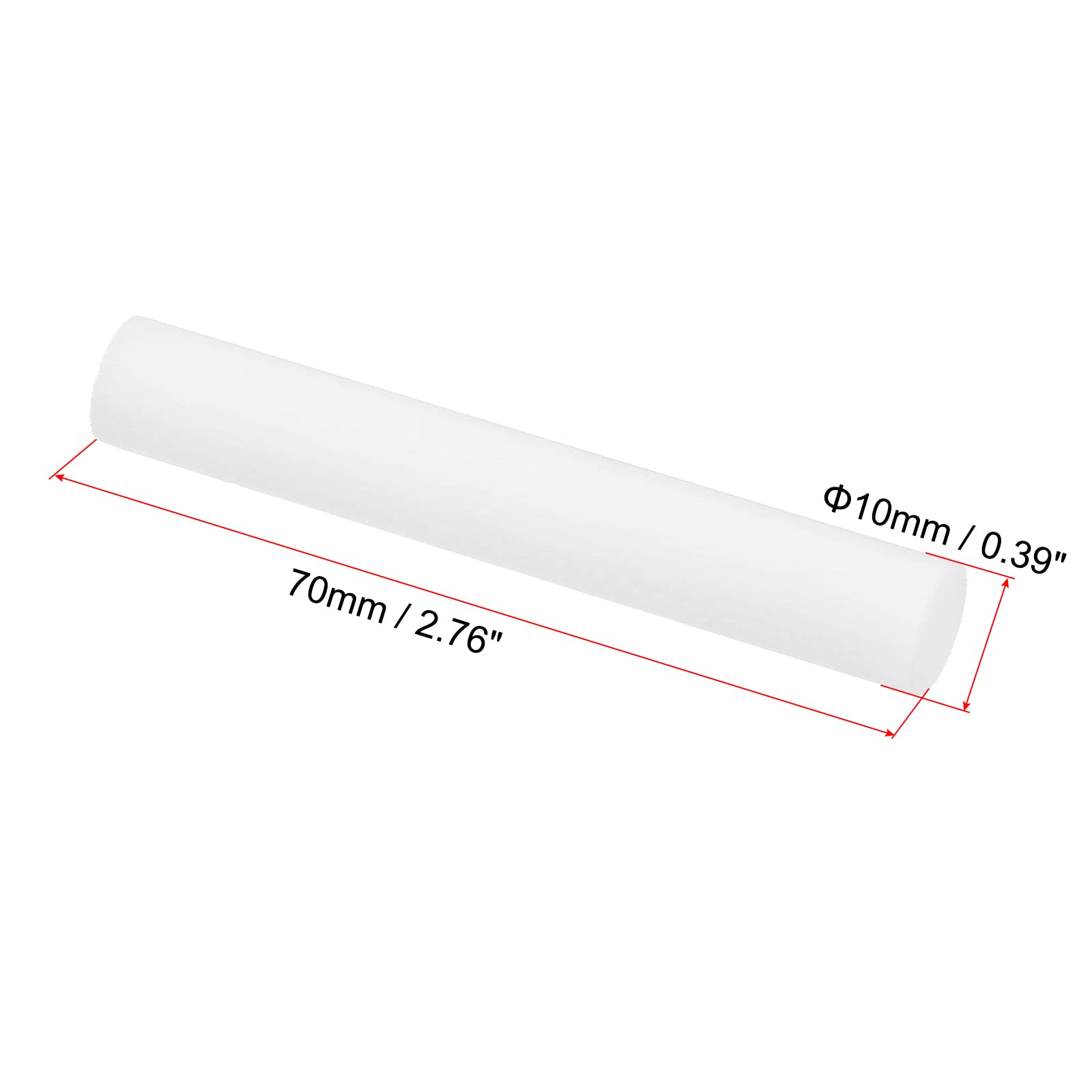 PATIKIL Humidifier Cotton Filter Sticks, 20 Pcs Refill Sticks Filter Wicks Replacement for USB Mini Humidifiers Portable Diffuser (2.76'' x 0.39''), White