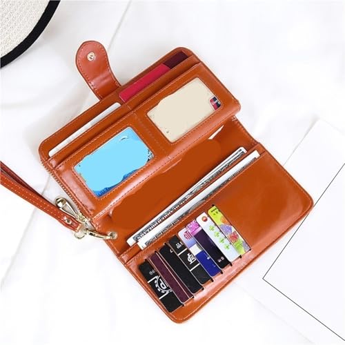 Long Bifold Wallet - Textured Synthetic Exterior with Polyester Lining Keywords(#6)4