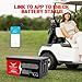 48V 100Ah Golf Cart Lithium LiFePO4 Battery with 200A BMS Grade A Cells Deep Cycle Rechargeable Battery,10000+ Cycles,Perfect for Golf Cart,Off Grid Applications (48V 100Ah)