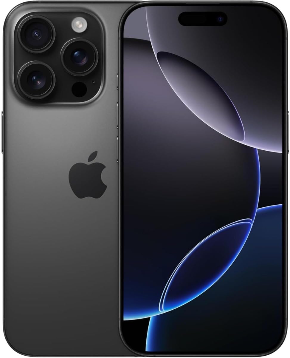 Apple iPhone 16 Pro (eSIM only), 128GB, Black Titanium