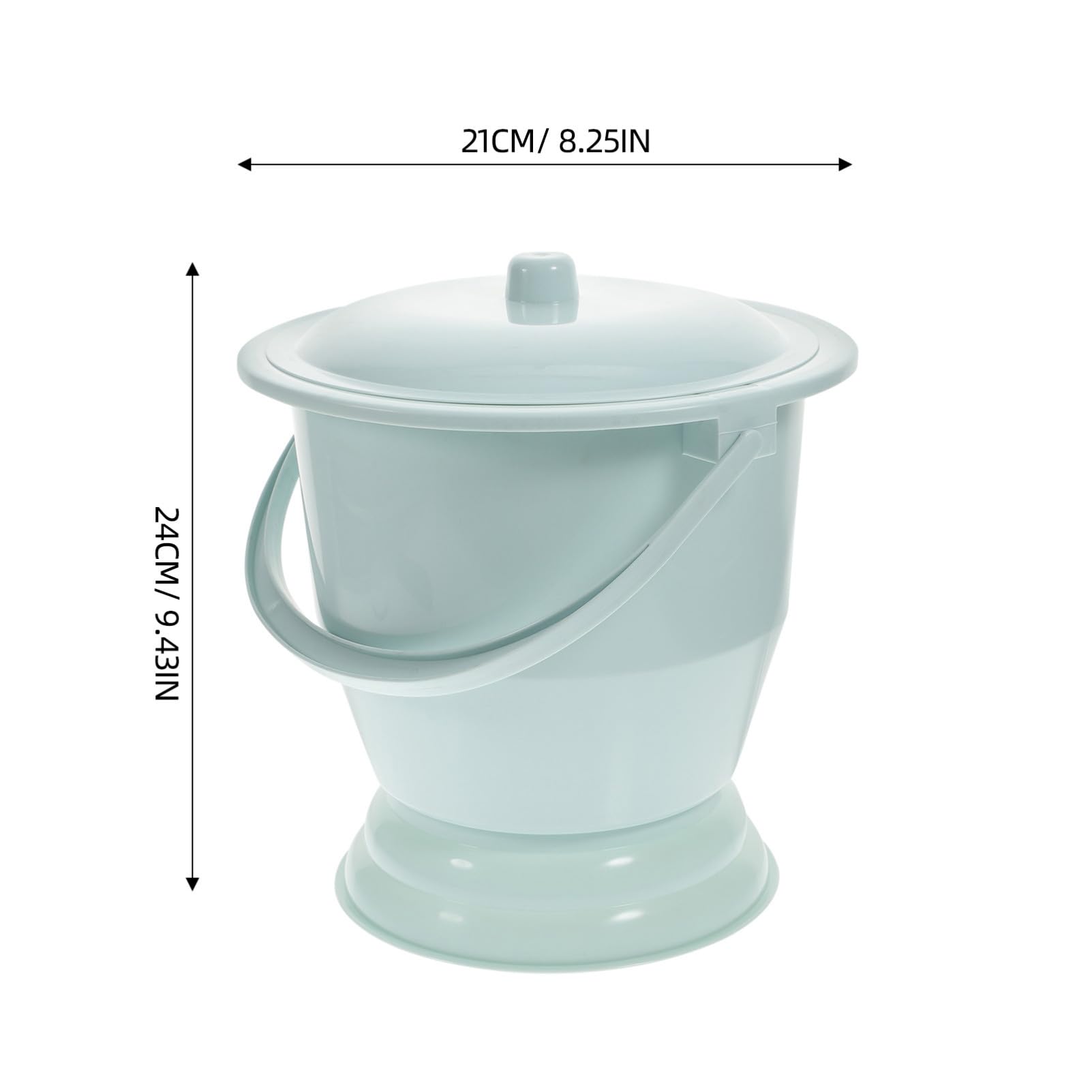 DOITOOL 1pezzi Potty Portatile Con Spittoon Maneggevole Per Anziani e Adulti Vasino