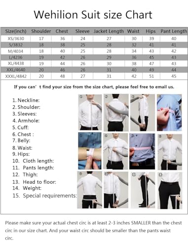 Wehilion Retro Herringbone Tweed Suit for Men Vest Pant Set 2 Pieces Men Suits3