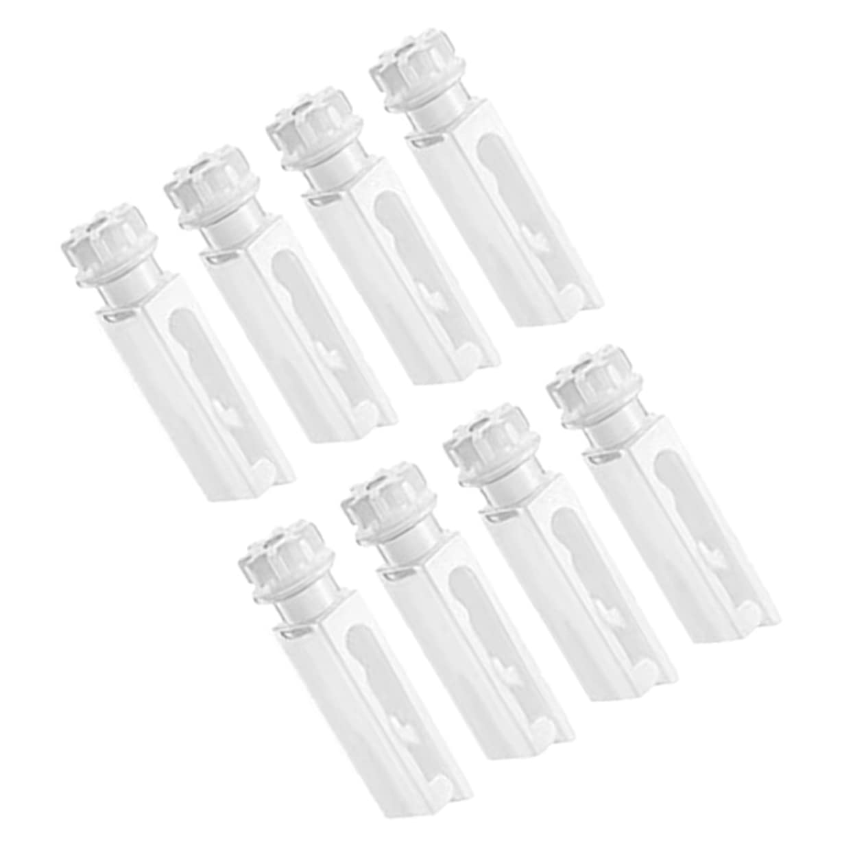 PRETYZOOM 60sets Linguette Riparazione Per Tende Ricambio Per Persiane Compatibili e Facili Installare e