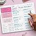 Weekly Planner Pad - Undated Planner - To Do List Notepad - Habit Tracker - 11 x 8.5