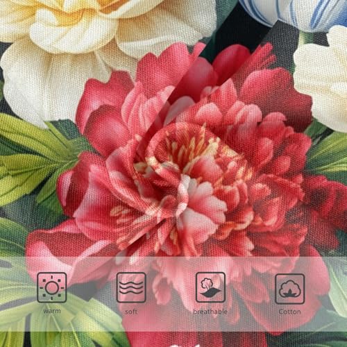 Cotton Girls Underwear Toddler Vibrant Colorful Floral Peony Flowers Panties Little Girl Florals Kids Undies Briefs 2t3