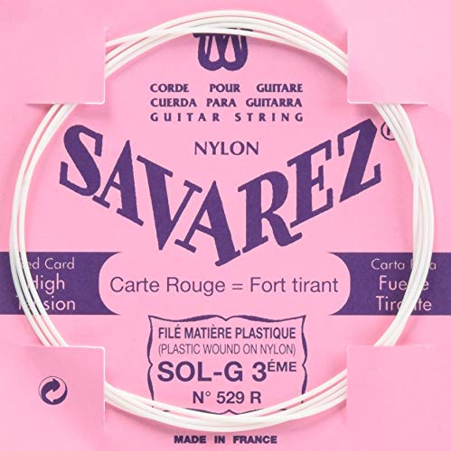 Savarez 655843 snaren voor klassieke gitaar Traditional Concert 529R enkele snaar - G3W standaard - geschikt voor set 520P, 520P1, 520P3