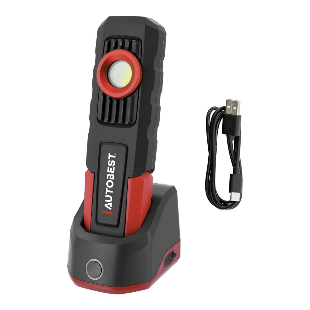 Baladeuse rechargeable LED - Socle de recharge - 10W - Puissante
