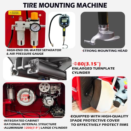 MEMMAREX Tilt-Back Tire Changer Combo