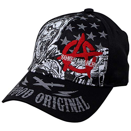 Sons of Anarchy Reaper Redwood Original Snapback Chapeau Noir