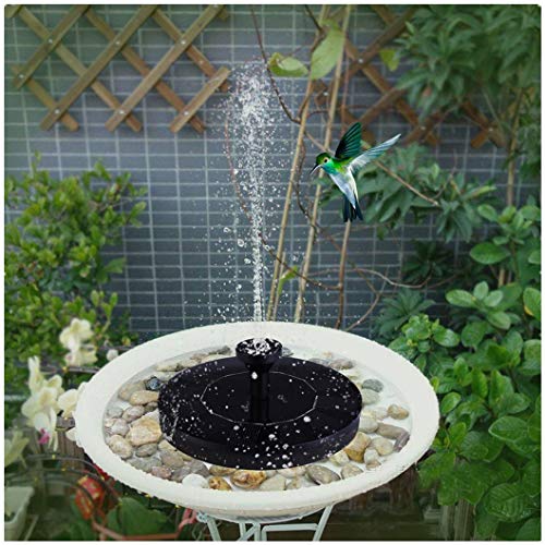 DWQuee Solar Fountain Pump, Free Standing Solar Powered Fountain Floating Water Pumps for Birdbath Garden and Patio,Pond, Pool