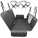 Dog Car Seat Cover, oneisall 4-in-1 Waterproof Back Seat Dog Cover for Car,Durable Nonslip...