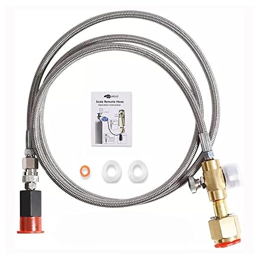 Kit de mangueira de adaptador de refrigerante com manômetro de aço inoxidável de 152 cm e válvula de escape, CGA320 para TR21-4 para refrigerante adaptador direto de cilindro de tanque de CO2
