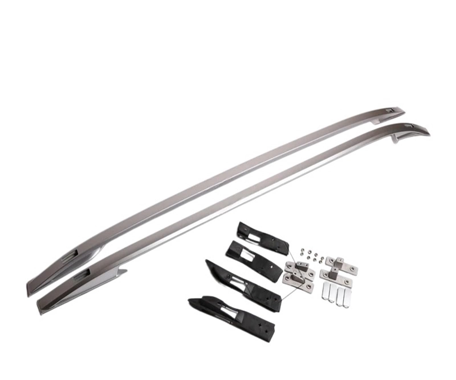 Barres de toit en aluminium aérodynamique premium pour Range Rover Evoque finition Silver - 7