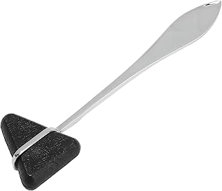 Neurological Percussion Hammer, Body Massage Hammer, Handheld Diagnostic Massager Tool, Neurological Percussion Massage Hammer Trilateral Shaped Zinc Alloy