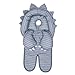Boppy Preferred Head and Neck Support, Gray Dinosaur with Adorable Accents, Removable Neck Support, for 3- or 5-Point Harness Systems, for Strollers and Swings, 0+ Months.