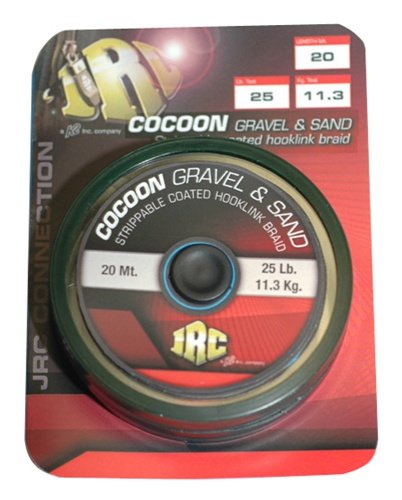 JRC cocoon gravel & sand coated hooklink | 20M u00a015 lb / 6.8 KG