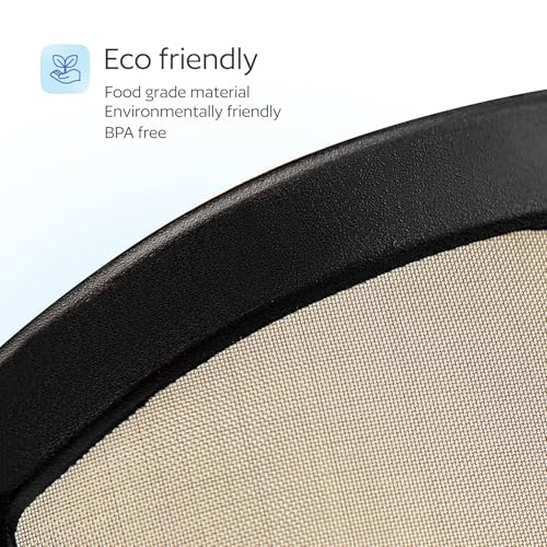 2er-Pack #4 wiederverwendbare permanente Kegel-Kaffeefilter, kompatibel mit Cuisinart Brauern für 10–14 Tassen (DCC-3200, DCC-1200, DCC-3400) und Ninja-Kaffeemaschinen, Edelstahlgeflecht – Bild 7
