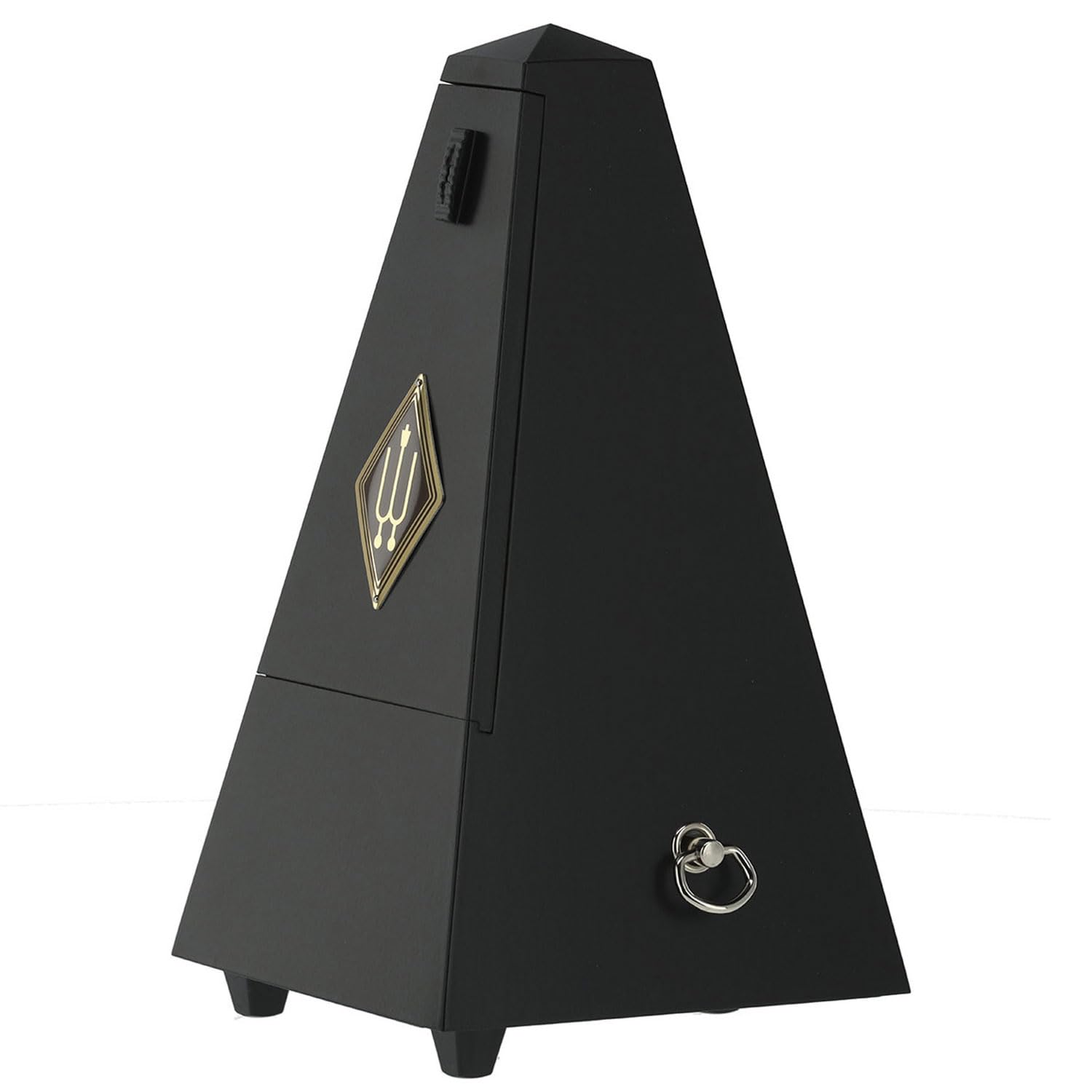 Metrónomo mecánico Wittner 806M de madera, color negro mate con gamuza de microfibra Keepdrum