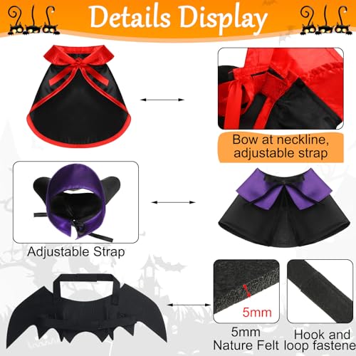 Set de disfraz Halloween 6 piezas para mascotas Small miniatura 2