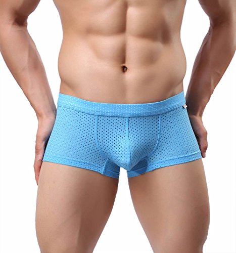 Comfortable Men's Fashion Sports Shorts Mesh Boxer Briefs 10152