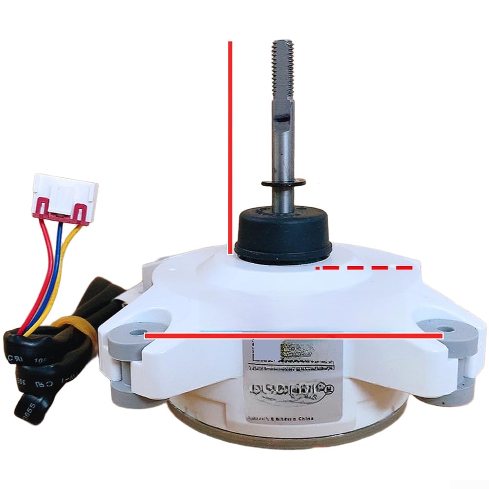 Moteur à rotor externe CC, 33 W 10P 3 fils DC310 V sans balais réversible 1000 tr/min pour équipements de chauffage et de refroidissement CVC