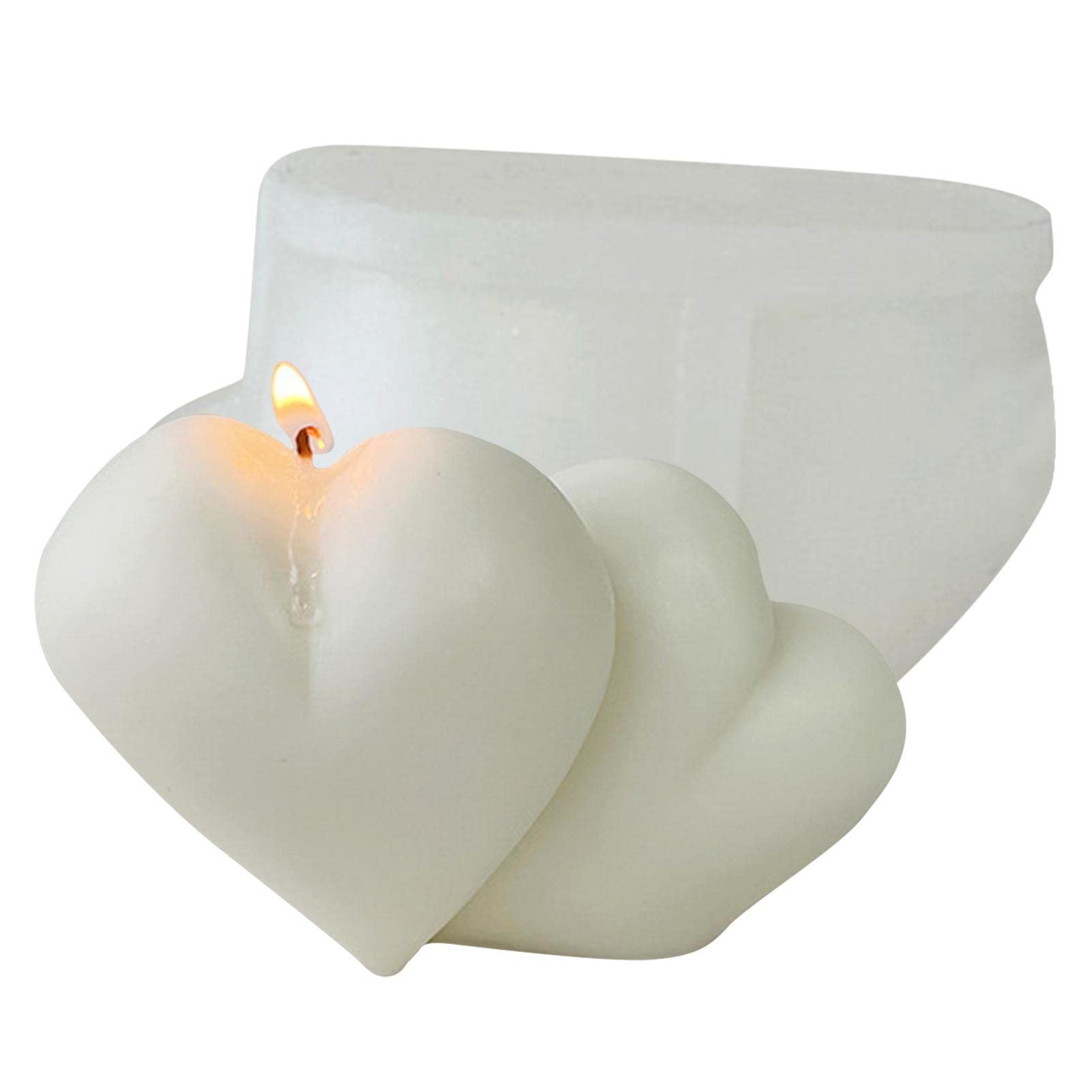 Silikonform 4 Größe Love Herz Silikonformen, Kerz Produktbild-Vorschau 6