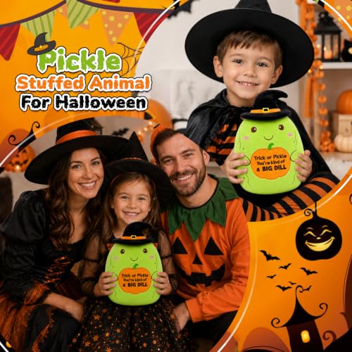 Image of Halloween Plush - Pickle Stuffed Animal,Pickle Halloween Stuffed Animal