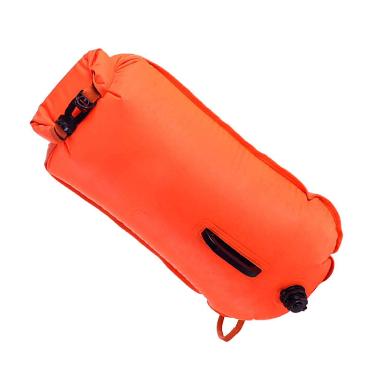 Yardwe Schwimmboje für Offenes Wasser mit Großer Trockentasche Orange Nylon