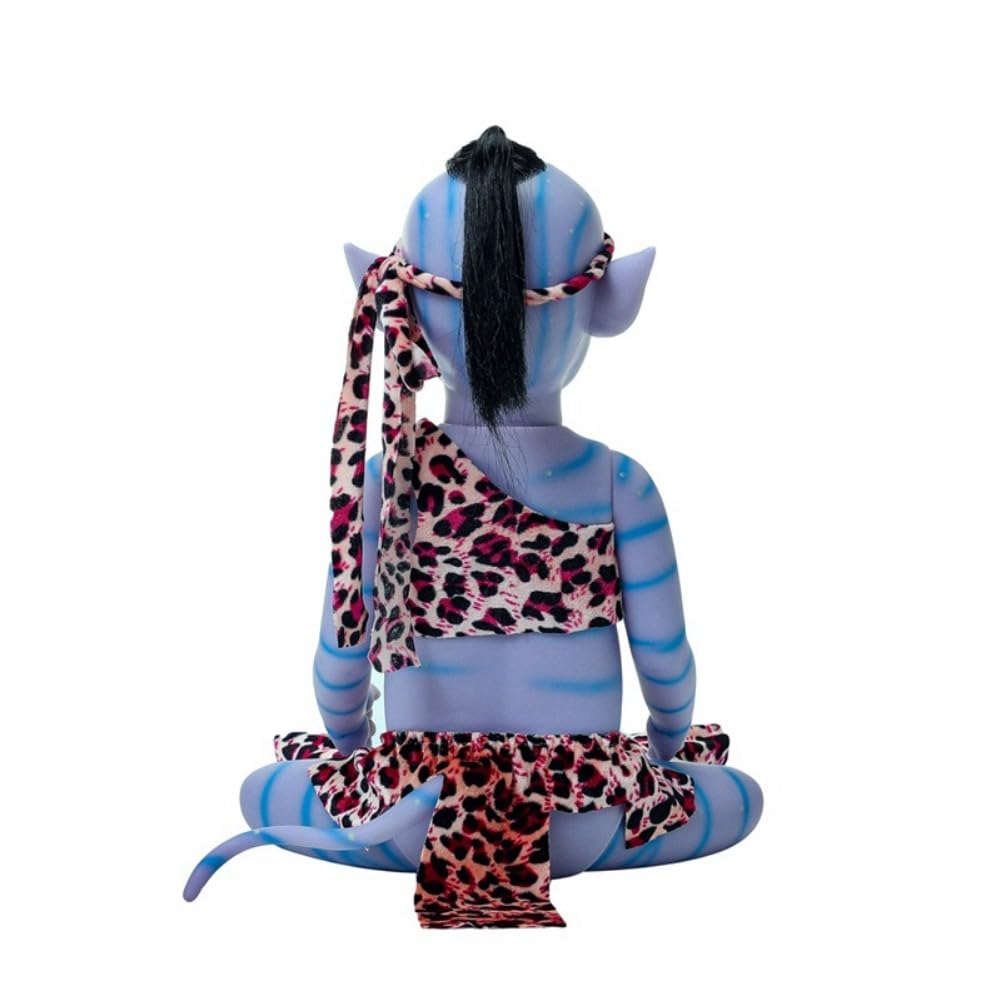 Reborn Avatar Figurki 30 cm świecące w ciemności silikonowe realistyczne lalki dla niemowląt noworodków zabawki awatar z akcesoriami do karmienia dla n