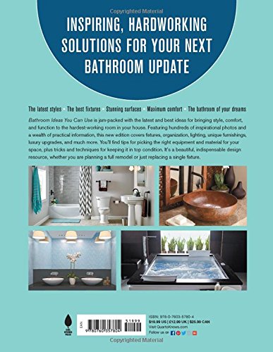 Bathroom Ideas You Can Use, Updated Edition: The Latest Designs, Styles, Fixtures, Surfaces and Remodeling Tips