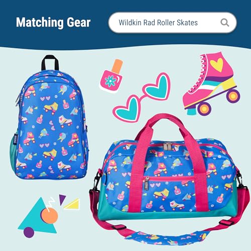 Image of Wildkin Kids Insulated Lunch Bag - Reusable, Ideal for Hot /Cold Snacks, School & Travel - Rad Roller Skates