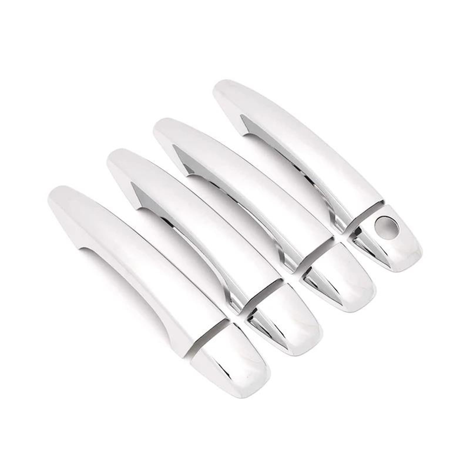 KJHOPY Car Exterior Door Handle Cover Replacement Parts for Peugeot 2008 MK1 A94 2013-2019(Style 3)
