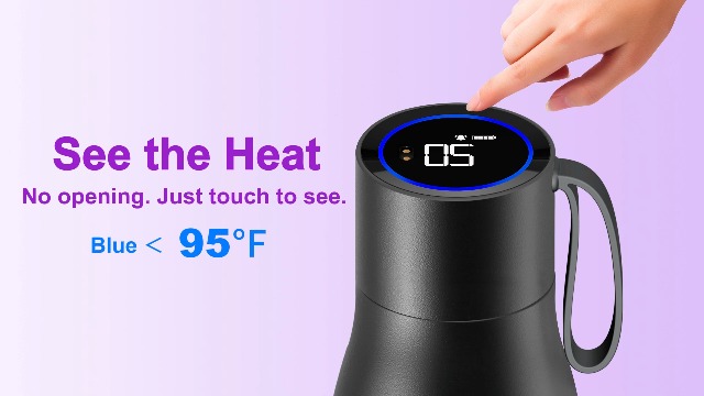 Amazon.com: VSITOO 15oz Mini Smart Water Bottle，Self-Cleaning